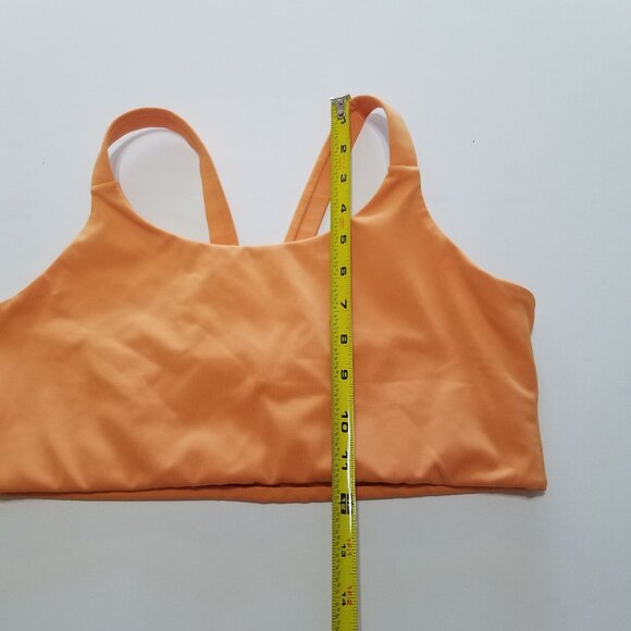 Girlfriend Collective Bundle Unlined Sports Bras Orange and Brown Size L - Picture 7 of 9